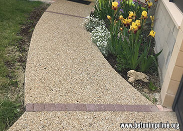 béton désactivé - béton lavé